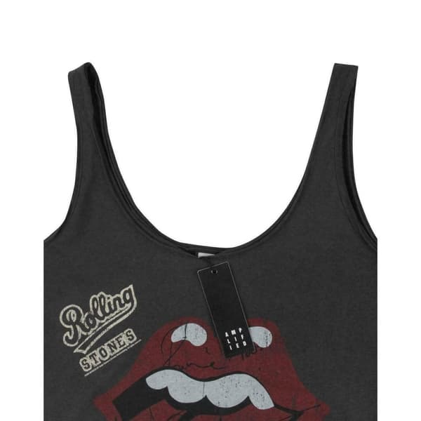 Amplified Rolling Stones Autograph Tank Top för kvinnor/damer