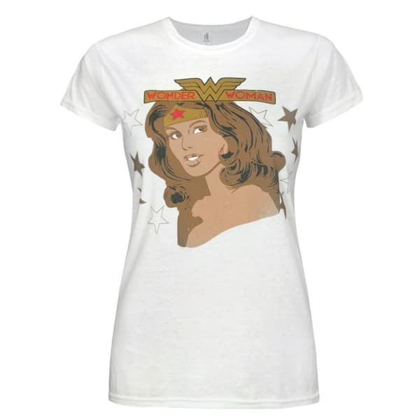 Wonder Woman Dame/kvinder portræt T-shirt