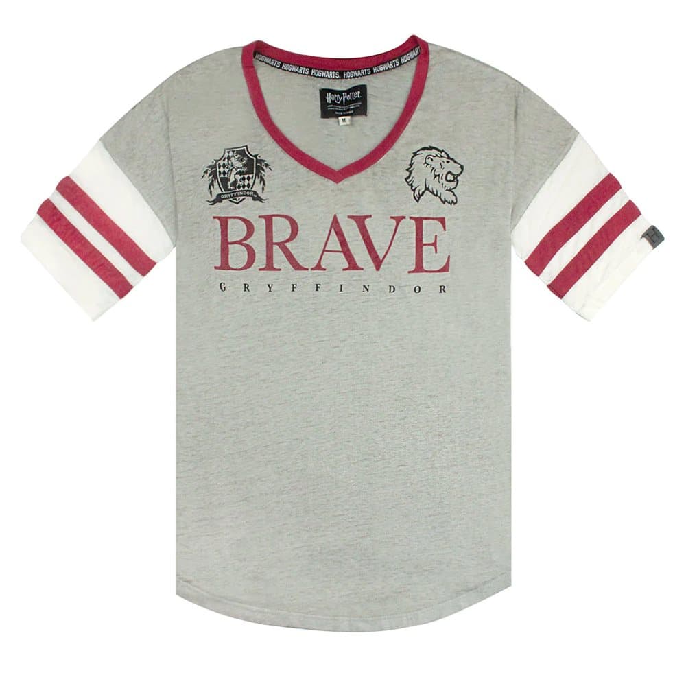 Harry Potter Kvinnor/Damer Gryffindor Brave Varsity T-Shirt