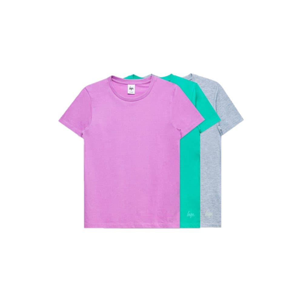 Hype Mini Script T-Shirt för flickor (3 st)