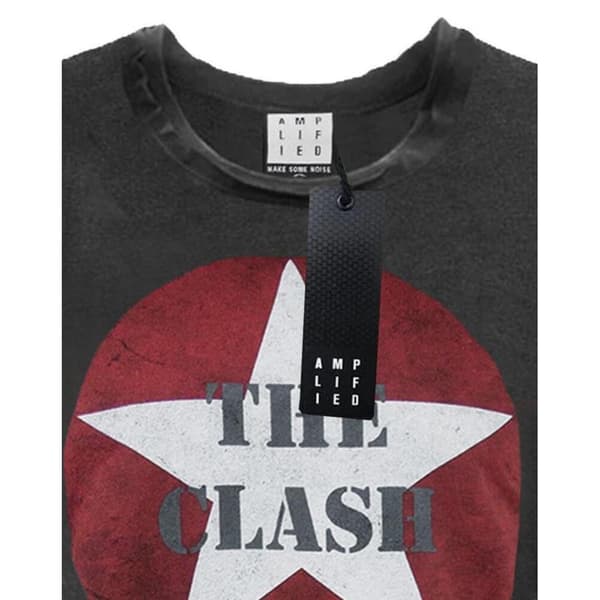 Amplified Kvinder/Damer The Clash Logo Crop Top