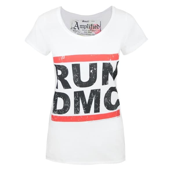 Amplified Womens/Ladies Run DMC Logo T-Shirt