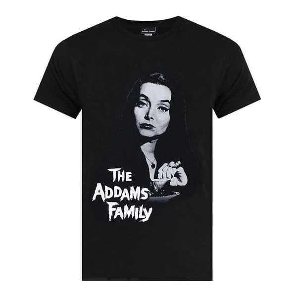 The Addams Family Womens/Ladies Morticia Addams Oversized T-Shirt Black S