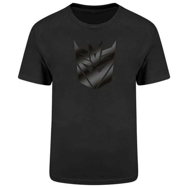 Transformers Unisex Adult Decepticons T-Shirt Black XL