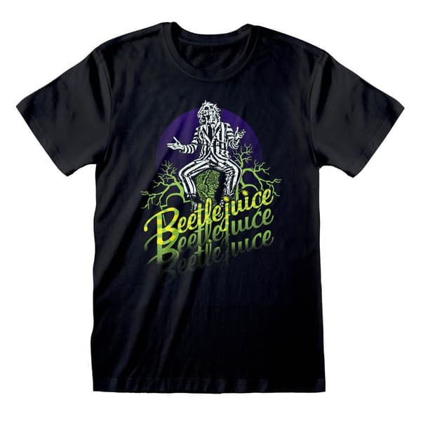 Beetlejuice Unisex T-shirt til voksne med Triple B