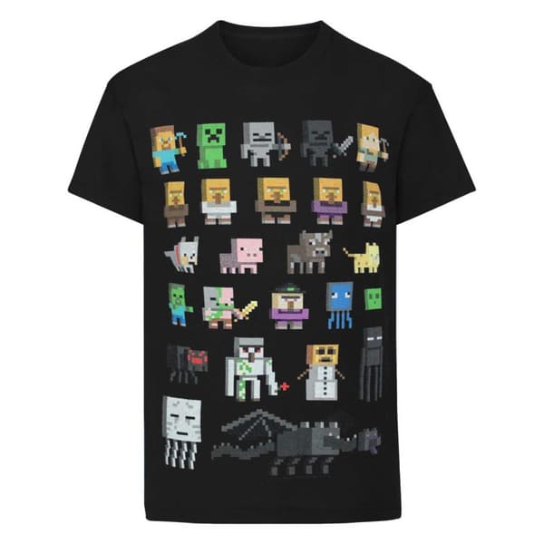 Minecraft Barn/pojkar Official Sprites Character T-Shirt