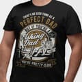 Miniatyrbild 1 av 4: T-shirt med Fiske pappa design - Perfect fishing dad