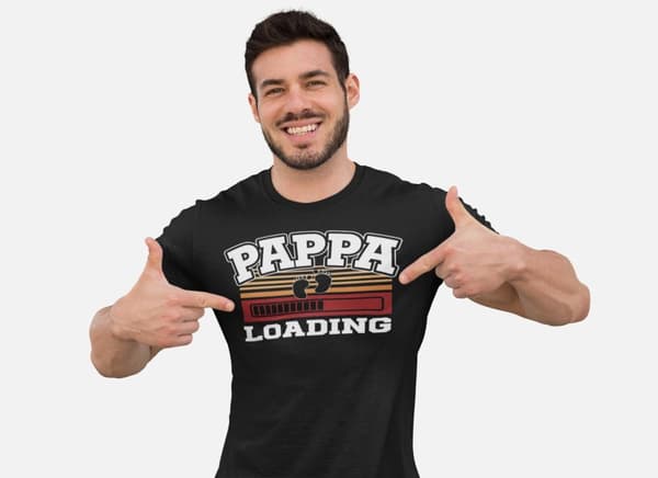 Ny Pappa svart T-shirt - Ny Pappa loading