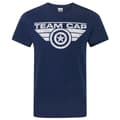 Pikkukuva 1 / 2: Marvel Official Mens Captain America Civil War Team Cap Distressed T-Shirt