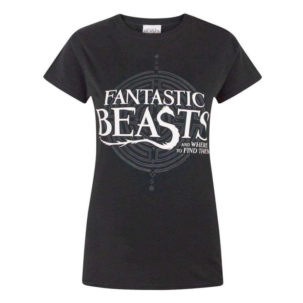 Fantastic Beasts And Where To Find Them T-shirt med logotyp för kvinnor och damer