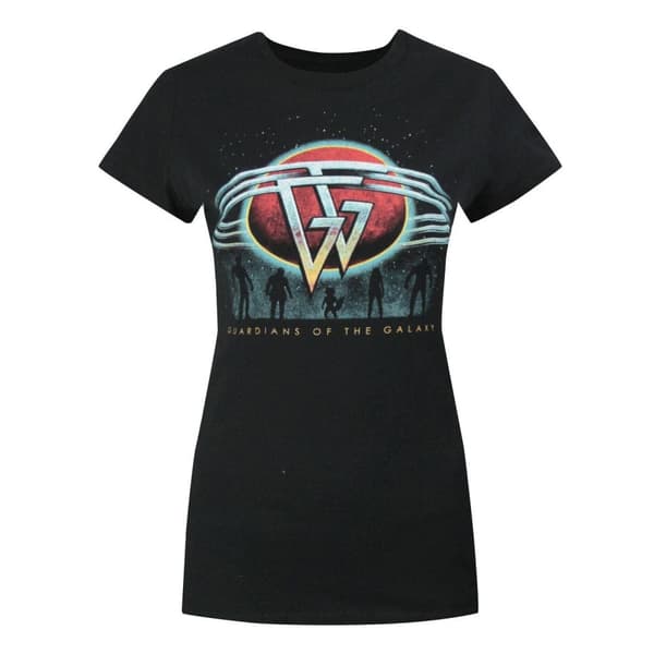 Guardians Of The Galaxy Kvinnor/Damer Planet T-Shirt Black L