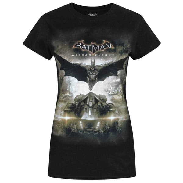 Batman Womens/Ladies Arkham Knight Batmobile T-Shirt