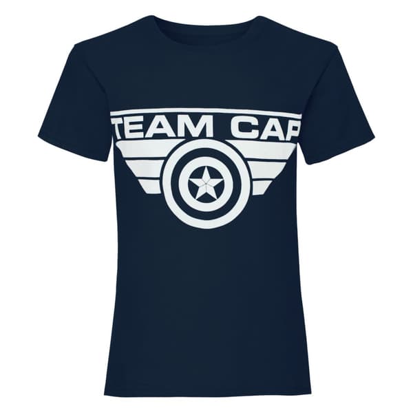 Captain America Civil War T-shirt för flickor med lagkap