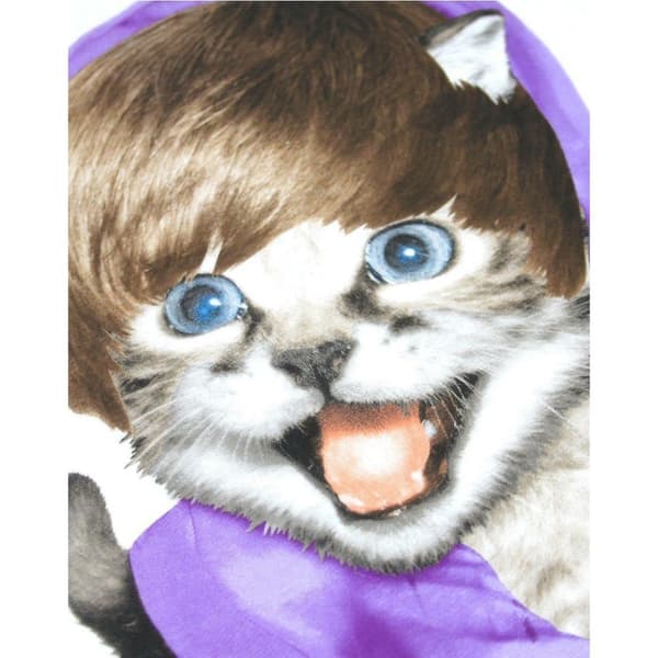 Goodie Two Sleeves T-shirt för kvinnor och damer med Baby Meow