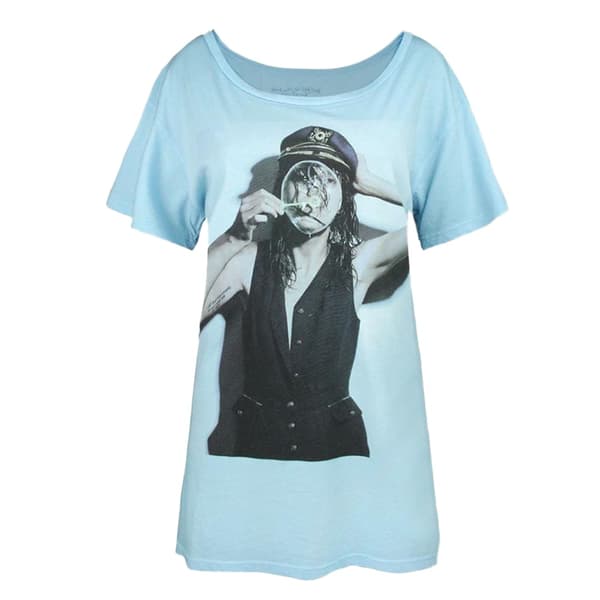 Blood Is The New Black Womens/Ladies Bubbles T-Shirt Blue M