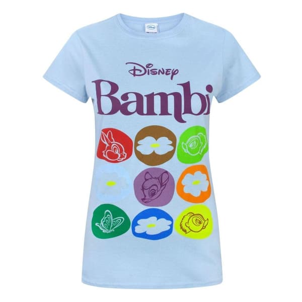 Disney Kvinnor/Damer Bambi Motif T-Shirt