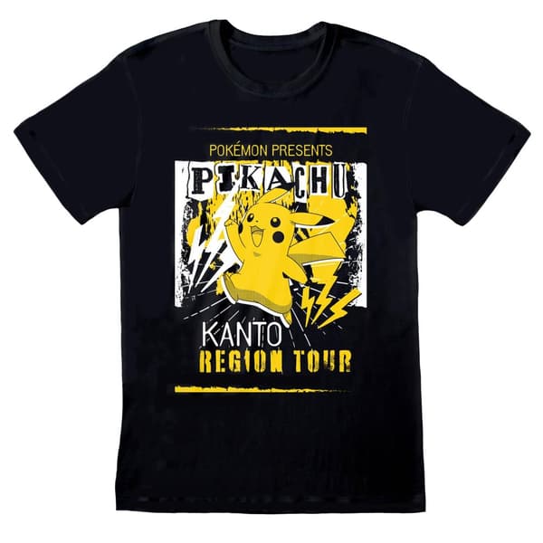 Pokemon Unisex T-shirt för vuxen med Kanto Region Tour
