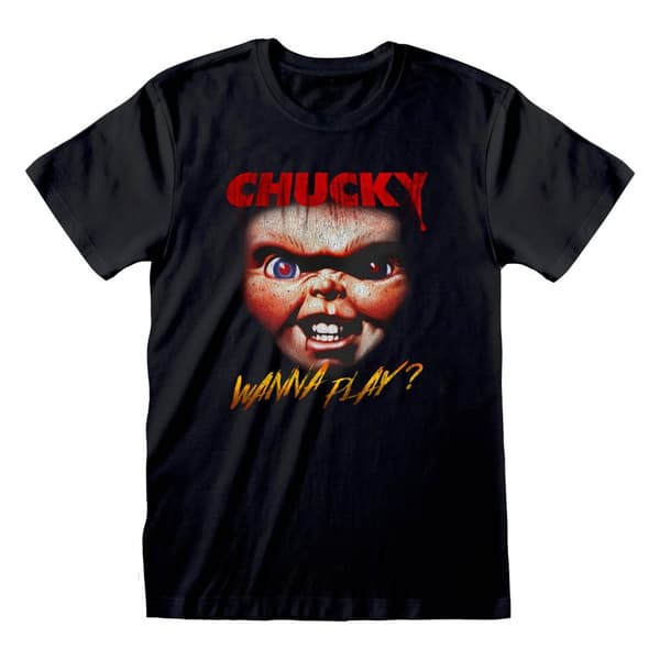 Childs Play Unisex T-shirt med Chucky-ansigt til voksne