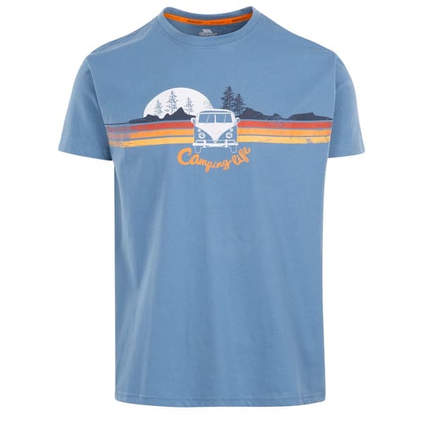 Trespass Mens Cromer T-Shirt Denim Blue M Trespass Mens Cromer T-Shirt Denim Blue M