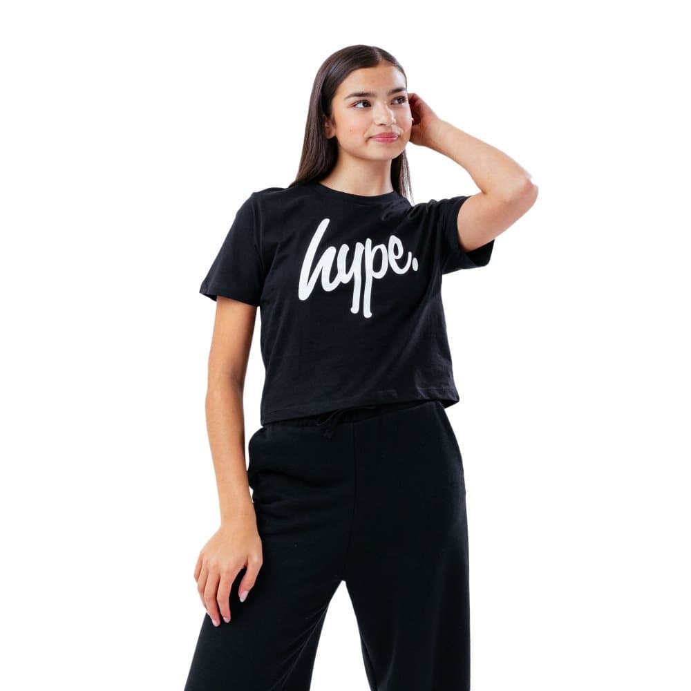 Hype T-shirt med logotyp för flickor