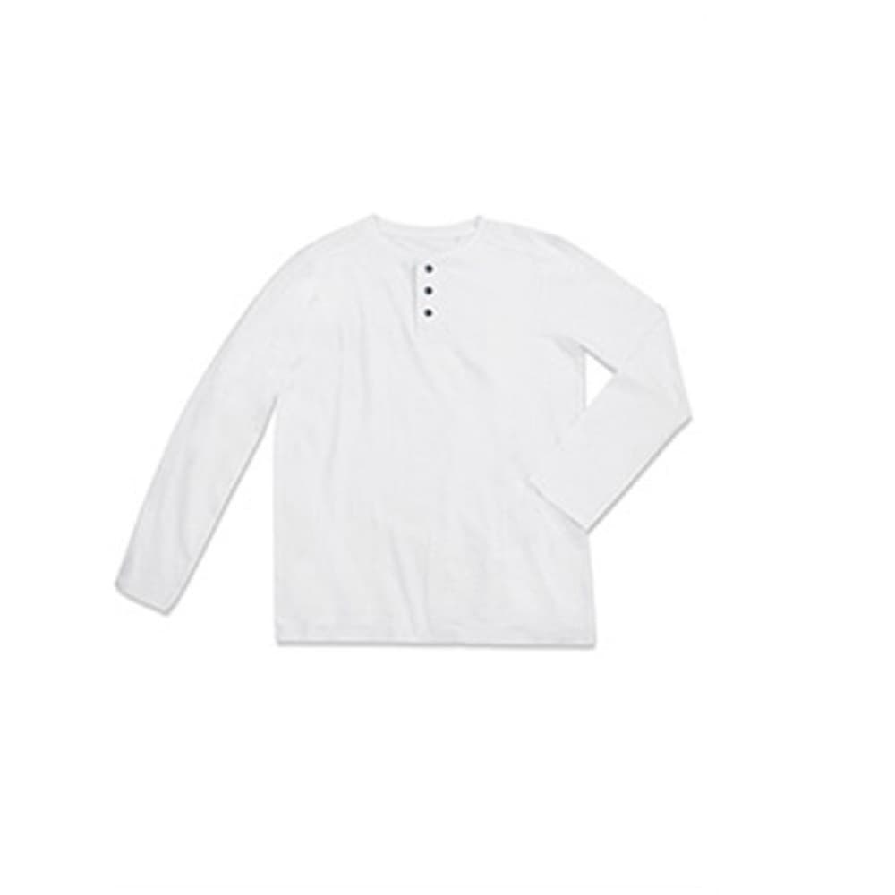 Stedman Mens Shawn Slub Henley långärmad Tee för män