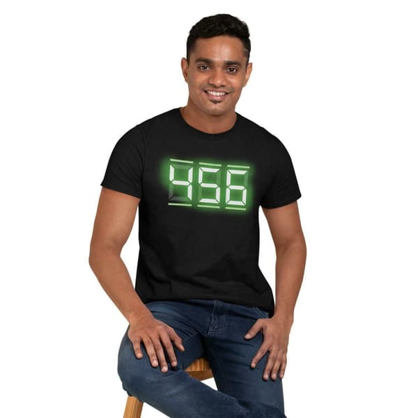 Squid Game Unisex T-Shirt för vuxna 456 med digitalt tryck
