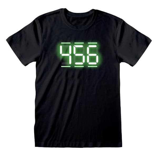 Squid Game Unisex T-Shirt för vuxna 456 med digitalt tryck