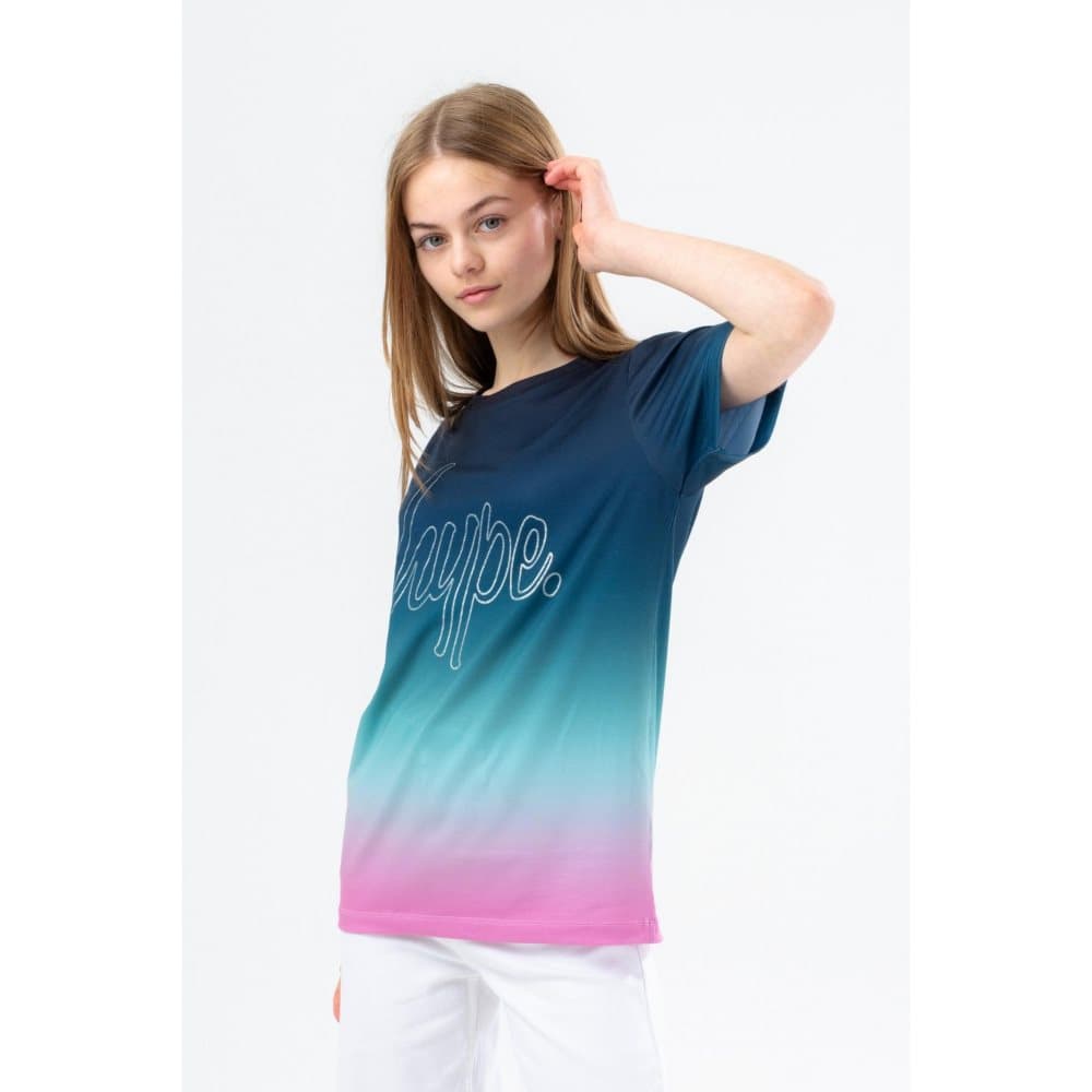 Hype Flickor Paradise Fade Glitter T-Shirt