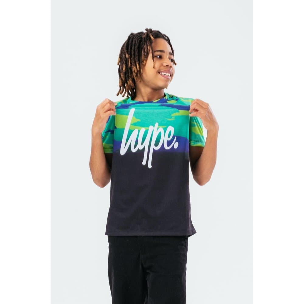 Hype Boys Electric Camo Fade T-Shirt