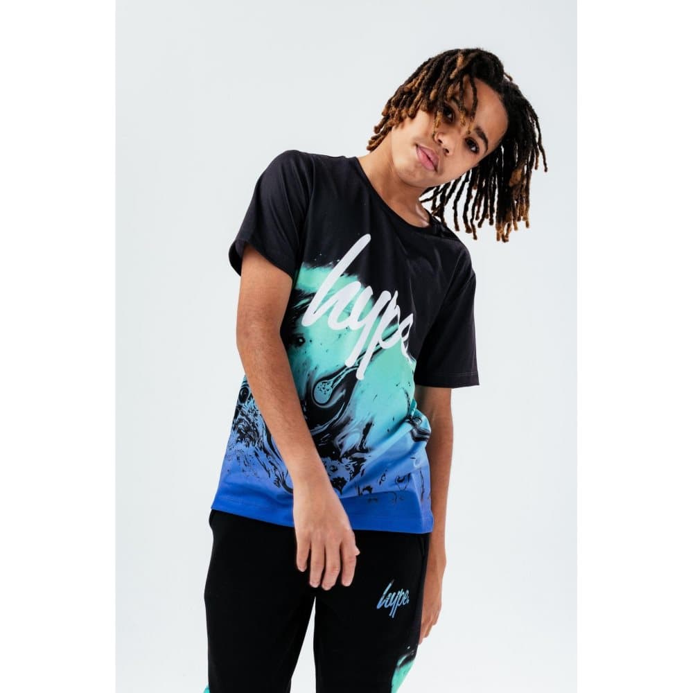 Hype Pojkar Orbital Marble T-Shirt