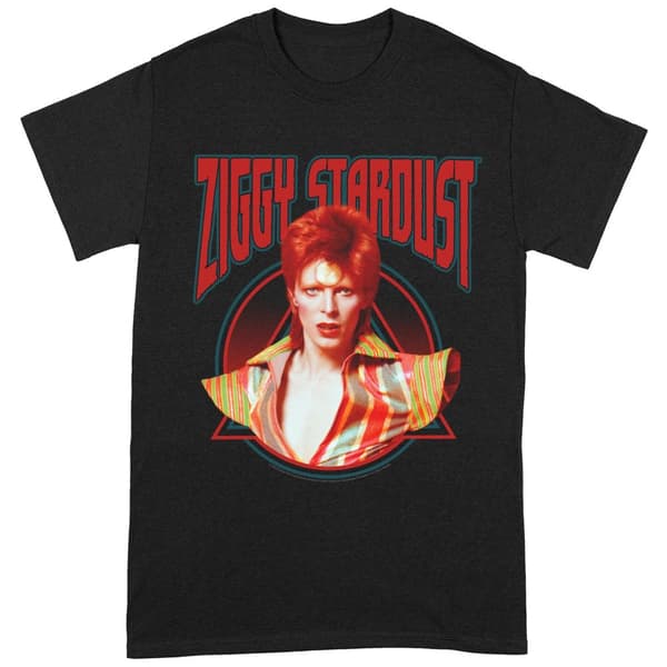 David Bowie Unisex Ziggy Stardust T-shirt til voksne