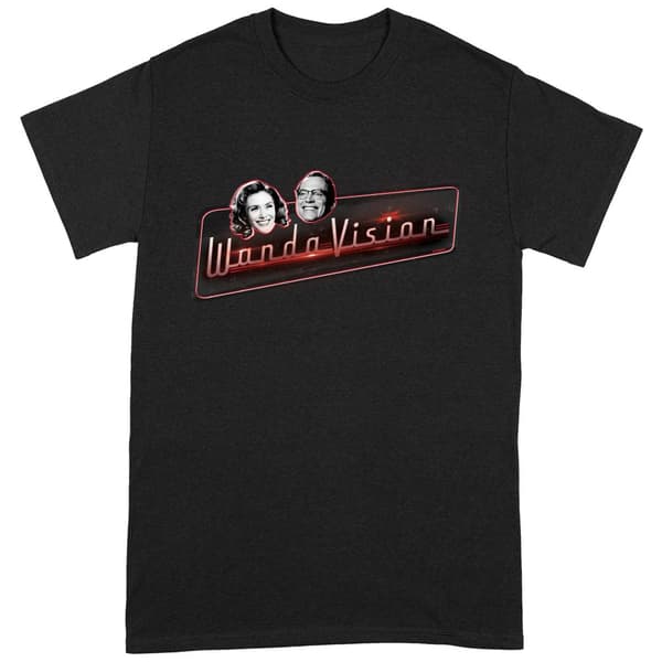 WandaVision Unisex Adult Scarlet Witch T-Shirt Black/White/Red XXL