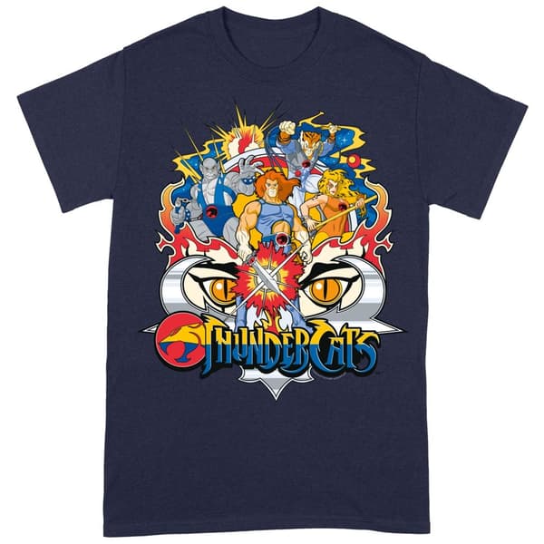 Thundercats Unisex T-shirt til voksne med gruppeskud