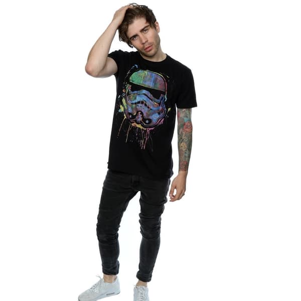 Star Wars Unisex Adult Paint Splatter T-Shirt