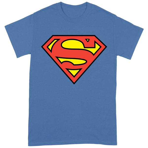 Superman Unisex T-Shirt med logotyp för vuxna