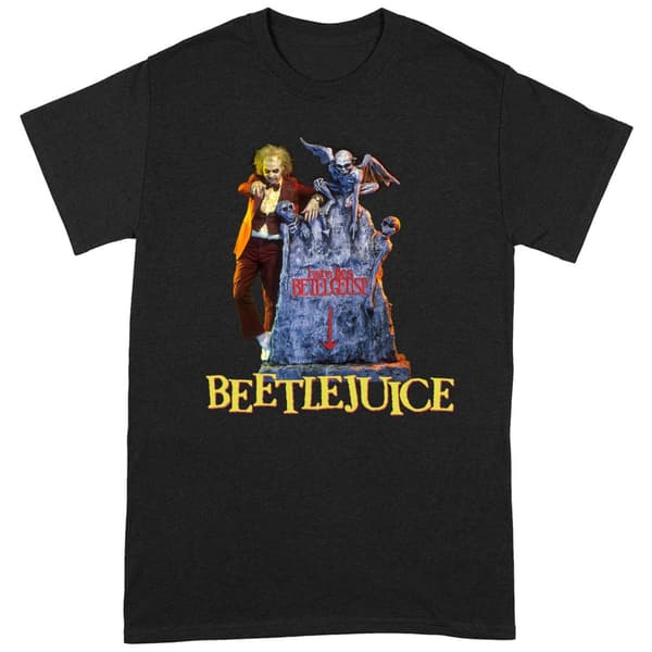 Beetlejuice Unisex T-Shirt för vuxna Here Lies