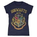 Miniatyrbillede 1 af 3: Harry Potter Dame/kvinder Hogwarts Crest T-shirt