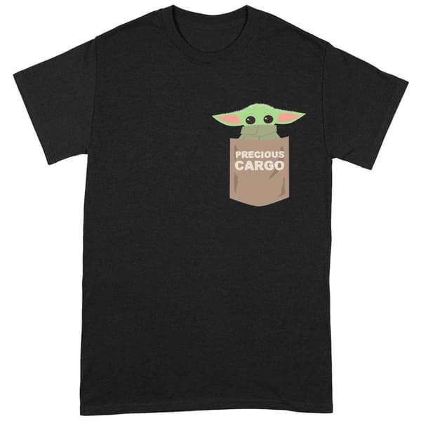 Star Wars: The Mandalorian Unisex voksen Precious Cargo Baby Yoda T-shirt til voksne