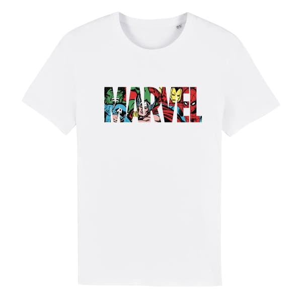 Marvel Unisex T-shirt med karaktär för vuxna