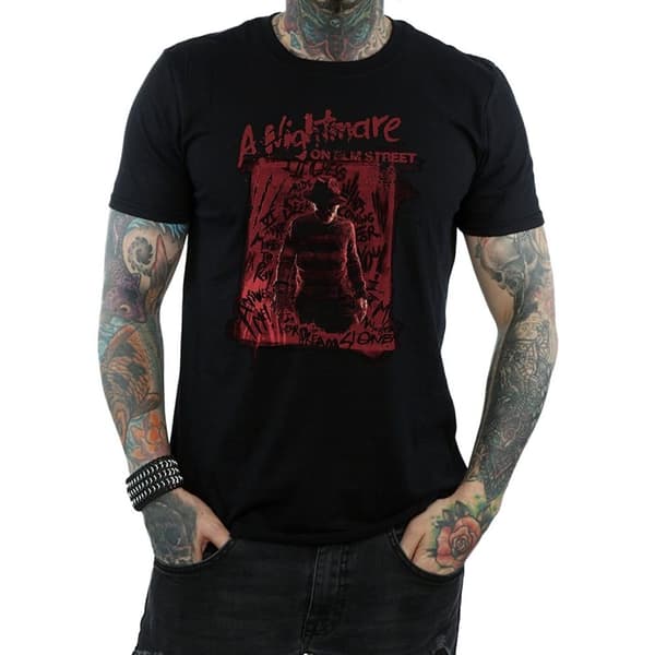 Nightmare On Elm Street Unisex Freddy Krueger T-Shirt för vuxna