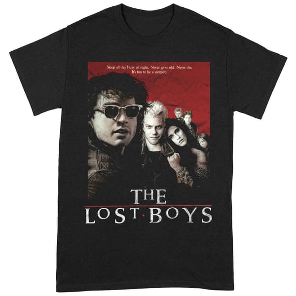 The Lost Boys Unisex T-shirt med nødlidende plakat for voksne