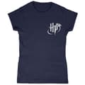 Miniatyrbild 1 av 2: Harry Potter T-shirt med logotyp i fickformat för kvinnor och damer