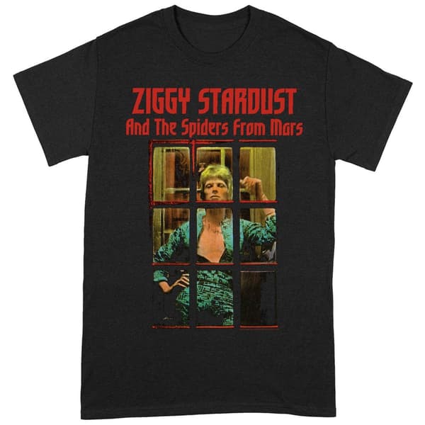 David Bowie Unisex Adult Ziggy Stardust T-Shirt