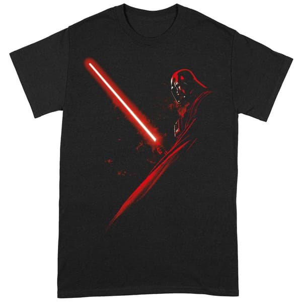 Star Wars Unisex vuxen Darth Vader ljussabel T-Shirt