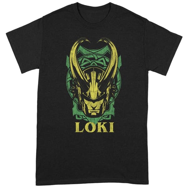 Loki Unisex T-shirt med badge til voksne