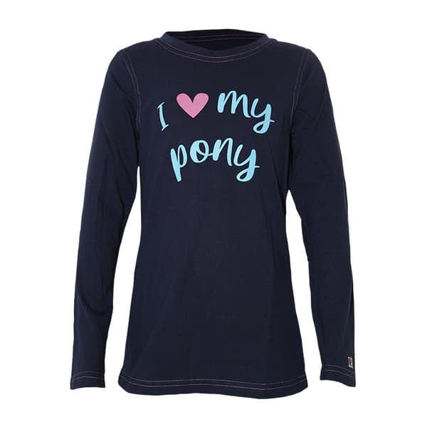 Little Rider Barn/Kids I Love My Pony Collection långärmad T-shirt med lång ärm