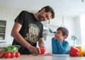 Miniatyrbild 4 av 5: Svart Pappa T-shirt Cool Crypto bitcoin dad
