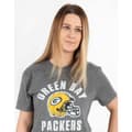 Miniatyrbild 3 av 5: Green Bay Packers T-shirt med hjälm för kvinnor och damer