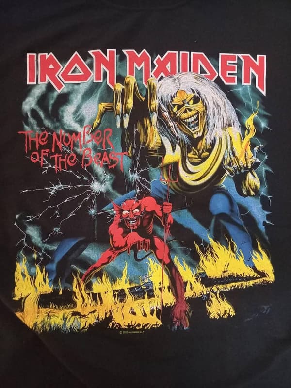 Iron Maiden Number of the Beast (lady) T-Shirt, Kvinder