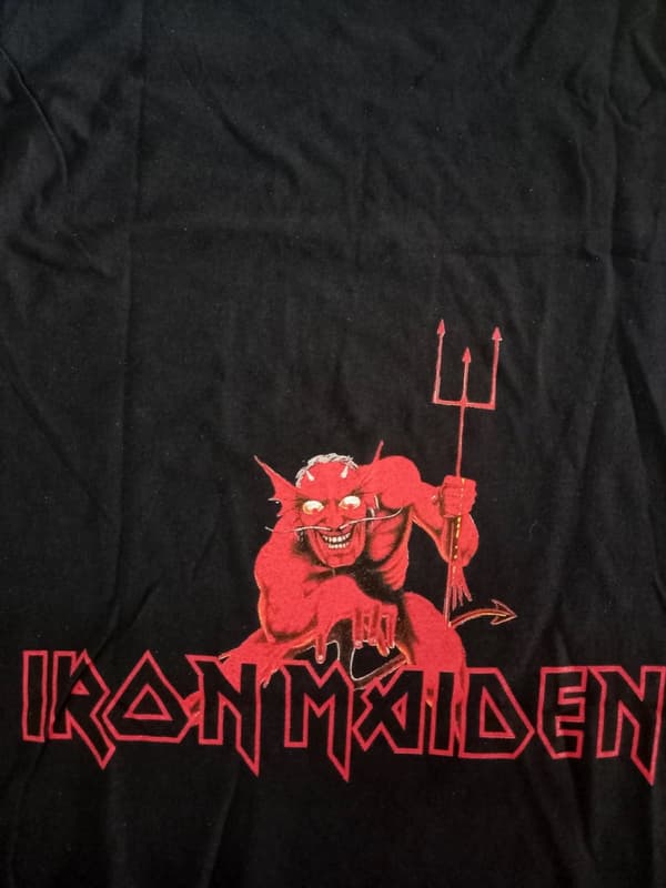 Iron maiden Number of the Beast Watermark (lady) T-Shirt, Kvinder